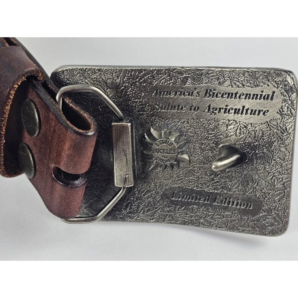 FARMFEST 76 Limited Edition Belt Buckle America's Salute to Agriculture
